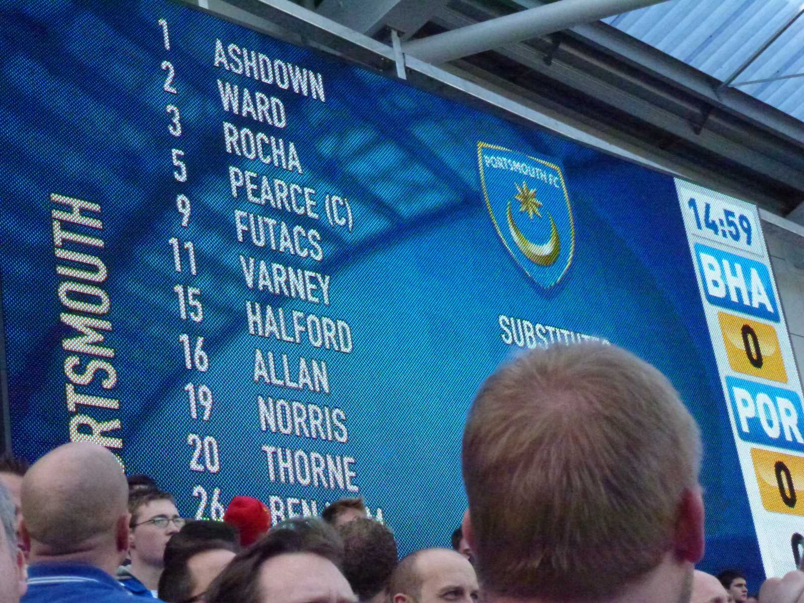 Season ticket seat pictures